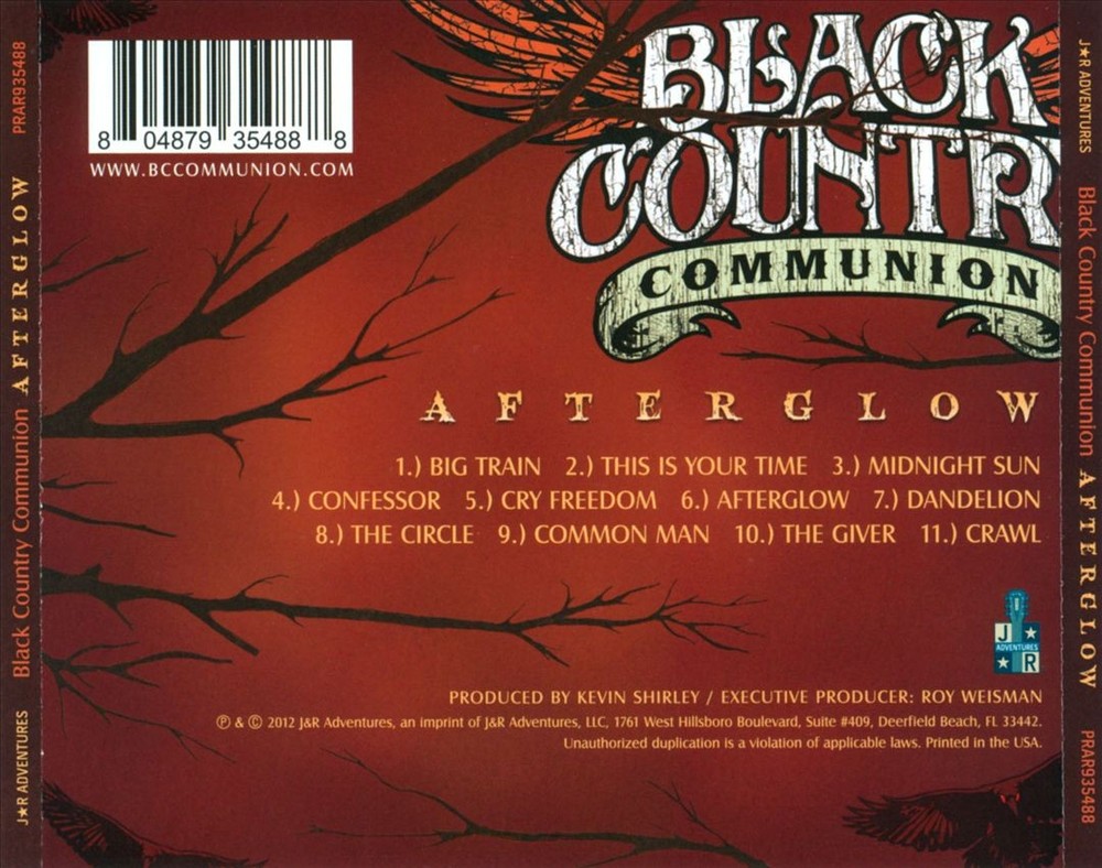 Black Country Communion Afterglow New Cd
