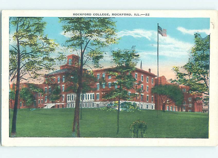 Pre-Chrome COLLEGE SCENE Rockford Illinois IL m/09 AG7886