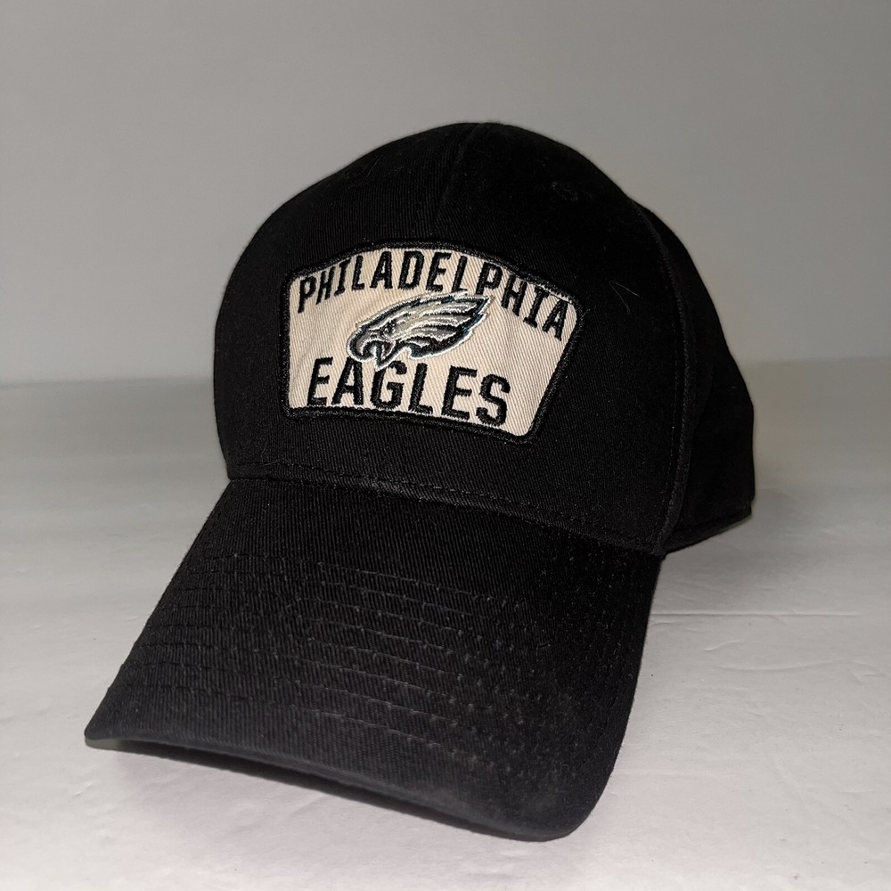 Philadelphia Eagles NFL Black Cap with Team Patch One Size Fits All