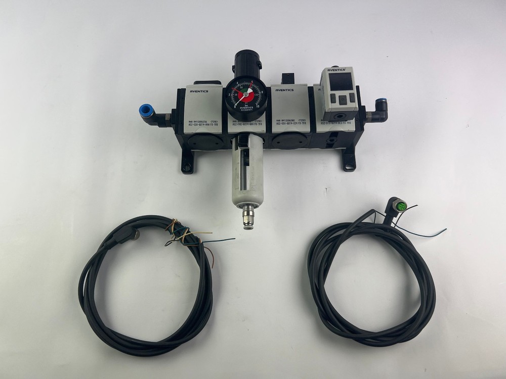 Aventics Pressure Regulating Valves R412006256 R412006175 R412006380 + 2x 230cm
