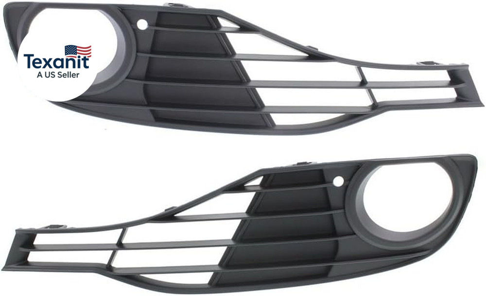 Fog Light Trim Set of 2 Compatible with 2012-2015 BMW 328I, 2013-2015 328I Xdriv