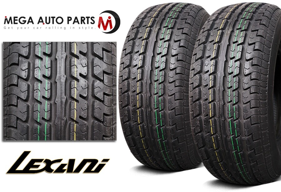 2 x Lexani LXST-105 235/80R16 105L All Season Trailer Tires