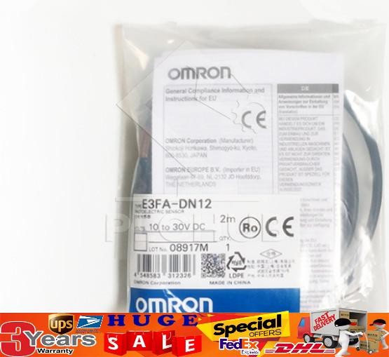 OMRON E3FA-DN12 Photoelectric Sensor E3FADN12 Fast Shipping New In Box