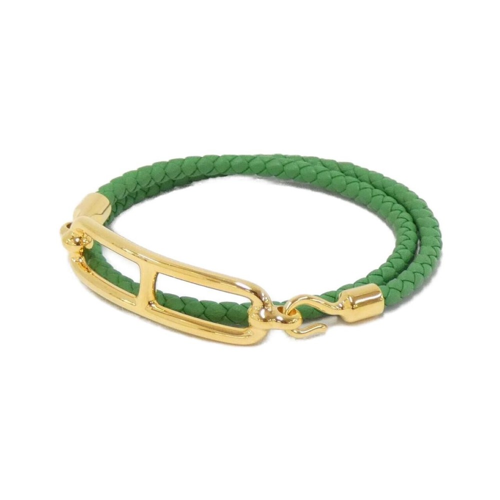 Authentic HERMES ROULIS Double Tour 071727F Bracelet in Rose Gold 2600072225561