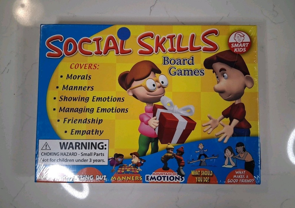 SEALED Life Social Skills 6 Board Games By Smart Kids Morals Manners Friendship