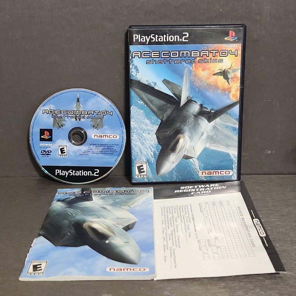 Ace Combat 4 04 Shattered Skies (PlayStation 2) Complete-image