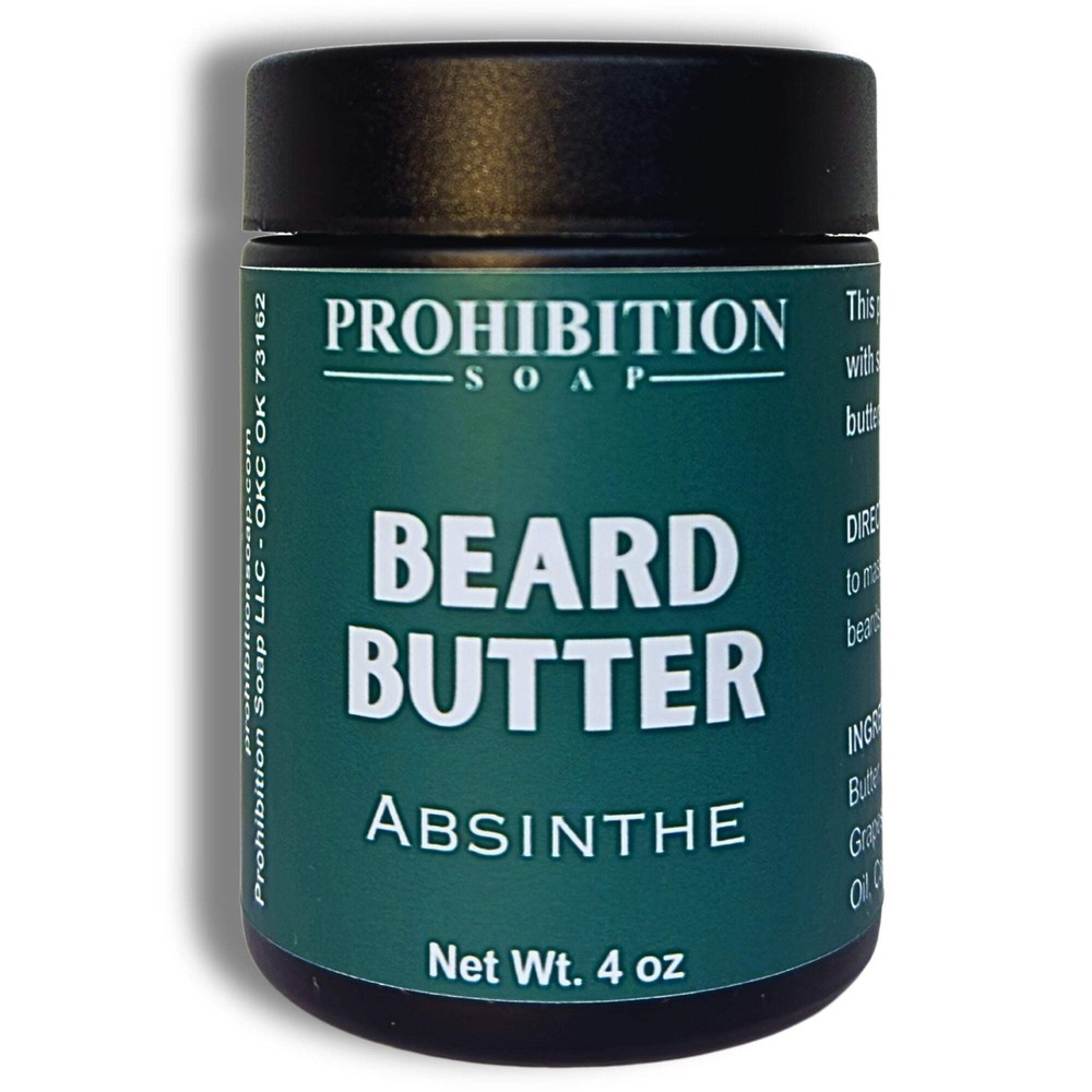 Absinthe Scented Beard Butter for Softness and Growth-image