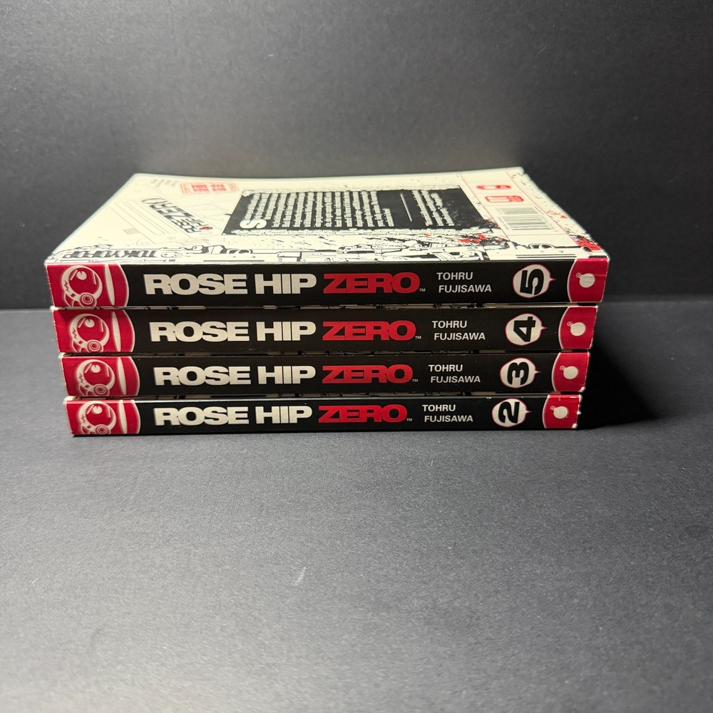 Rose Hip Zero Volumes 2-5, Manga Graphic Novels, Books 2,3,4,5. First Printing