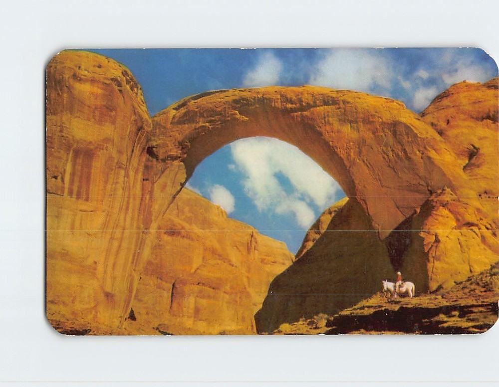 Postcard Rainbow Bridge Utah USA
