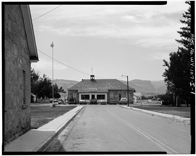 Photo:Fort Washakie Wyoming 1970s Building No. 1 Washakie Street Theater