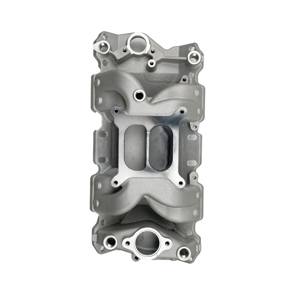 Aluminum Dual Plane Intake Manifold for Chevy 350 Small Block 1955-1995