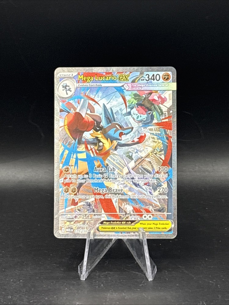 Pokemon Mega Lucario EX Mega Evolution Holo SIR 179/132