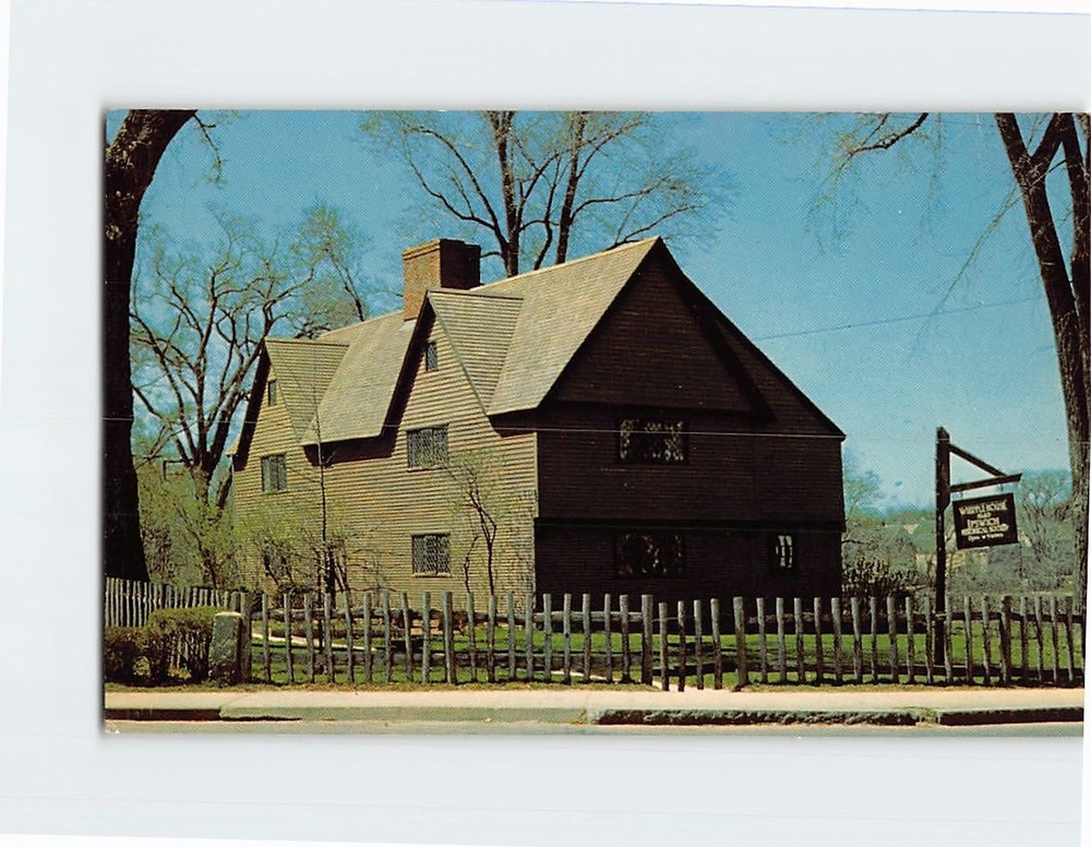 Postcard John Whipple House Ipswich Massachusetts USA