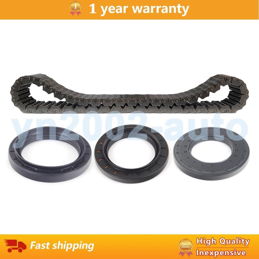 4pcs Transfer Case Chain & Seal Kit for BMW F34 F07 F12 X3 X5 X6 E83 Models