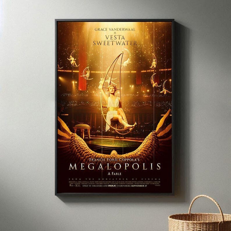 Megalopolis 2024 Movie Poster High Quality Print