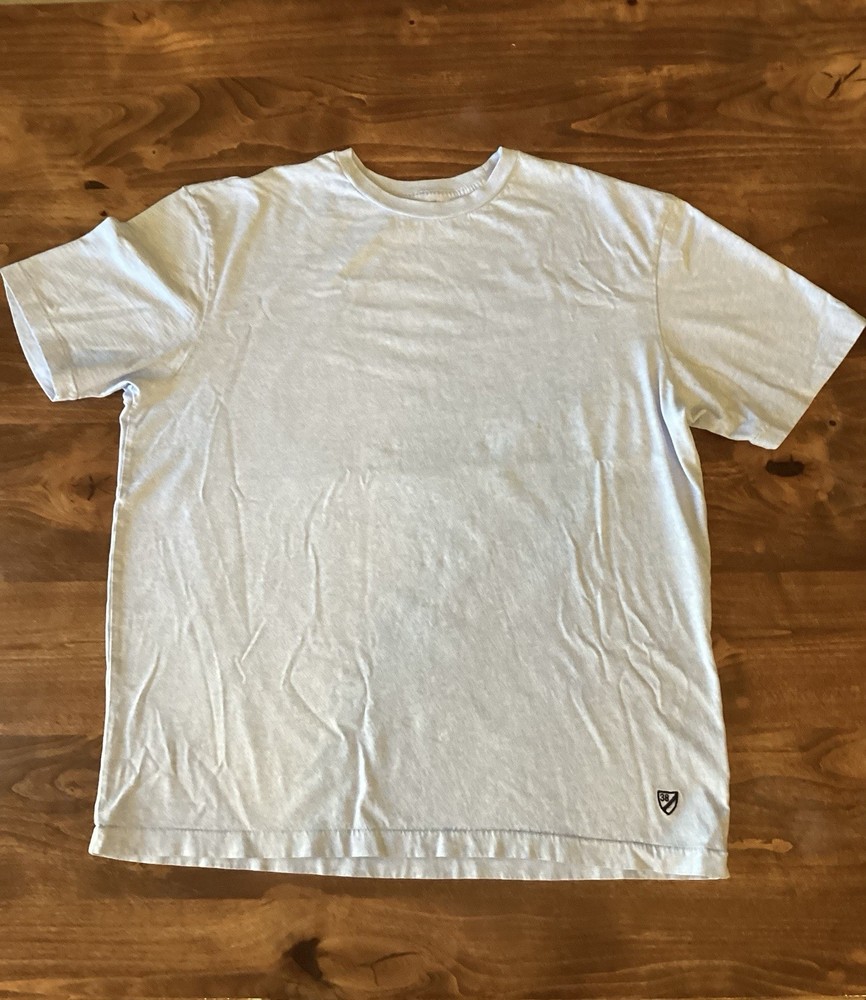 Cremieux Men’s Blue  Medium Short Sleeve T-Shirt Size Logo Cotton Casual Tee