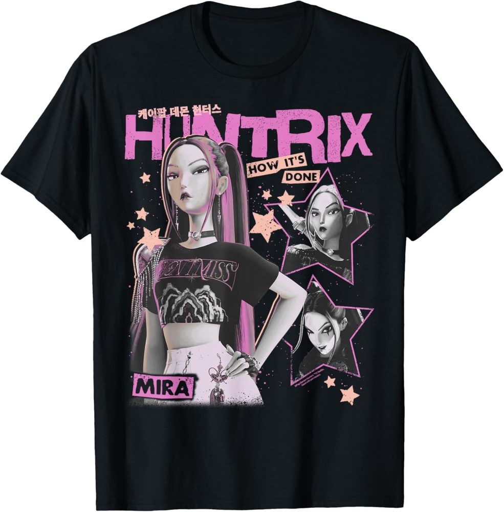 Kpop Demon Hunters Mira Vintage Y2K Style Poster T-Shirt