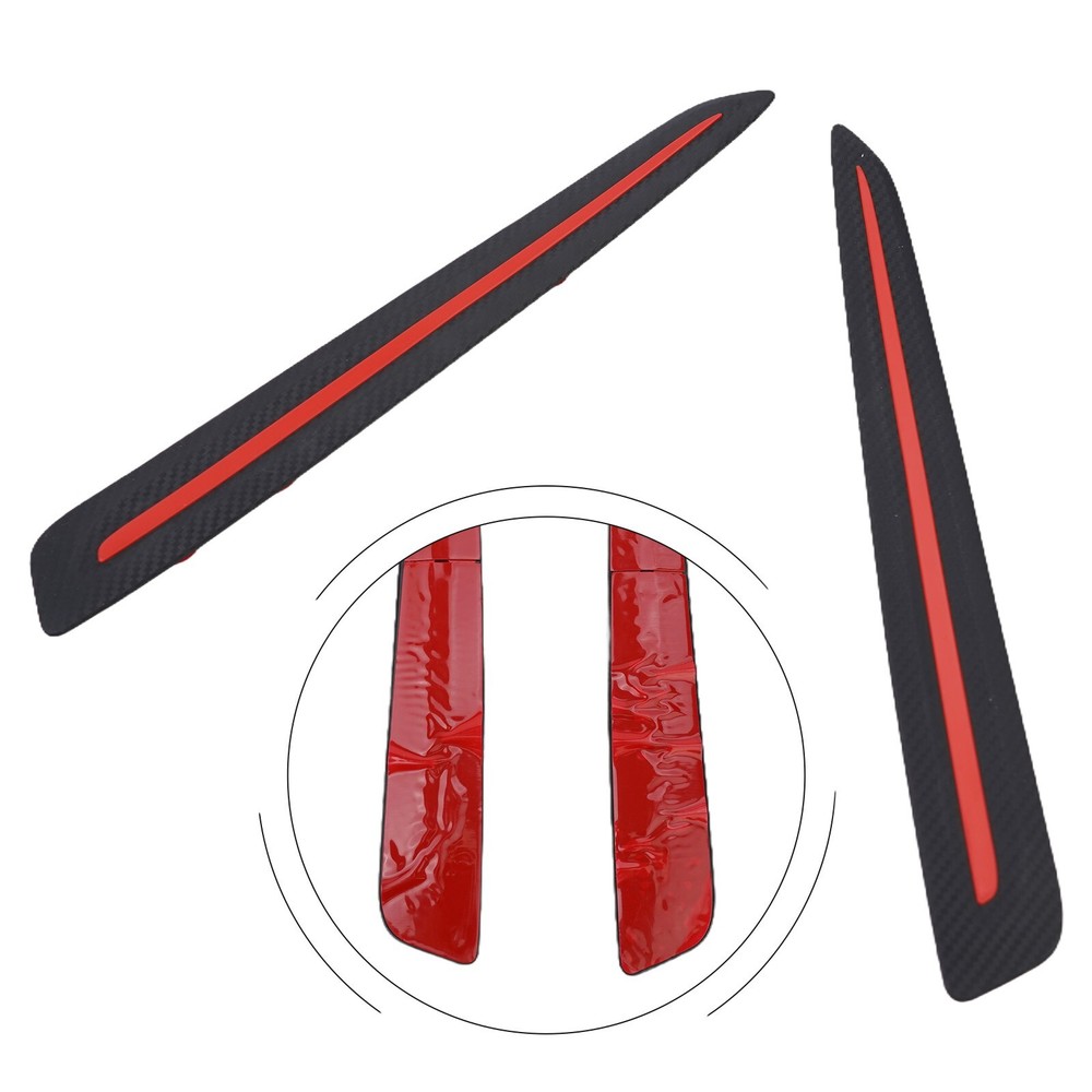 2x Auto Car Accessories Bumper Corner Guard Cover Anti Scratch Protector Sticker