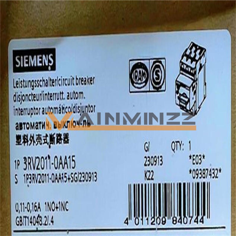 1PC SIEMENS 3RV2011-0AA15 Circuit breaker NEW