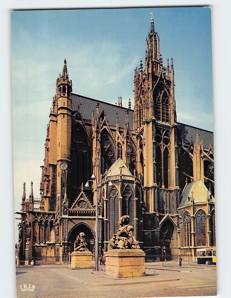 Postcard Metz Cathedral France