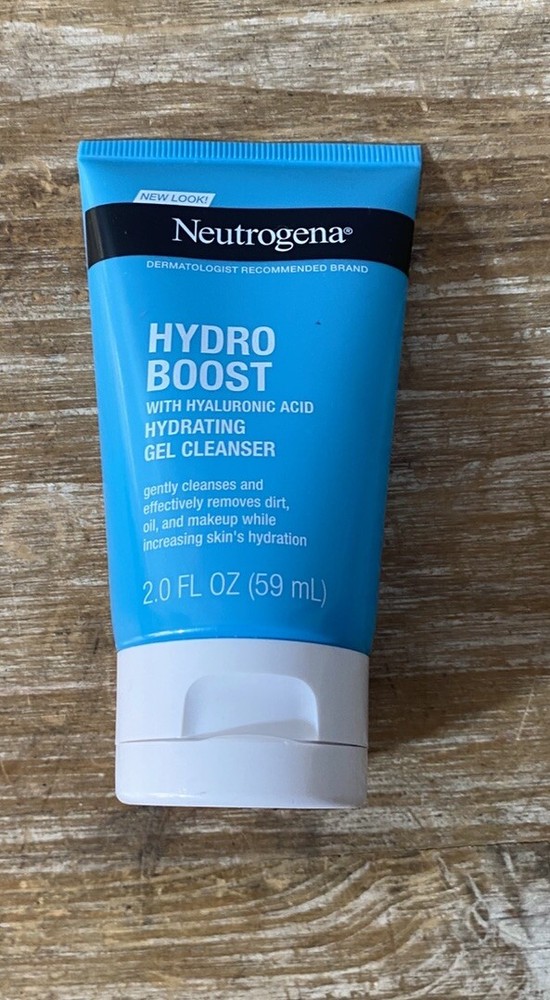 Neutrogena Hydro Boost Hydrating Gel Cleanser  2 oz/59 mL Travel Size NEW