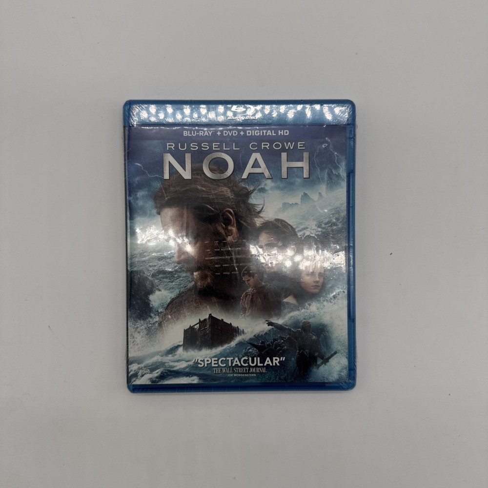 Noah 2014 Blu-ray + DVD Russell Crowe Jennifer Connelly Brand New