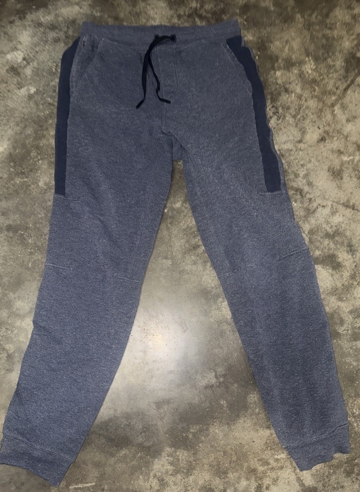 Lululemon City Sweat Jogger Pants Mens M Heathered Blue Drawstring 29” Waist