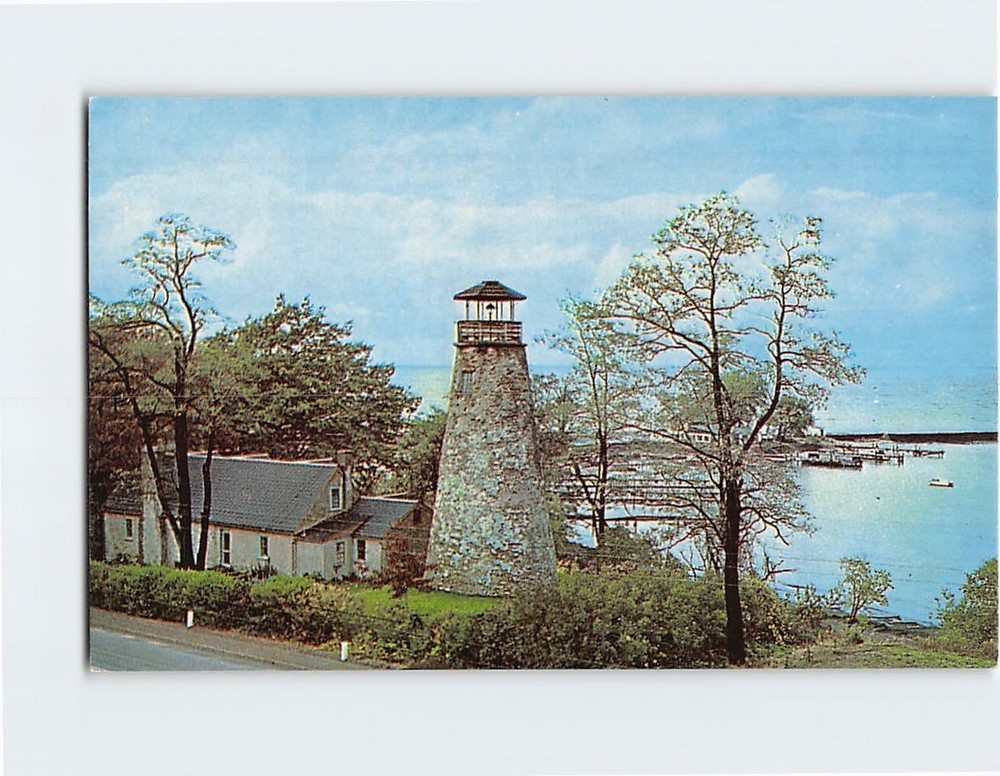 Postcard Barcelona Lighthouse Chautauqua County NY USA