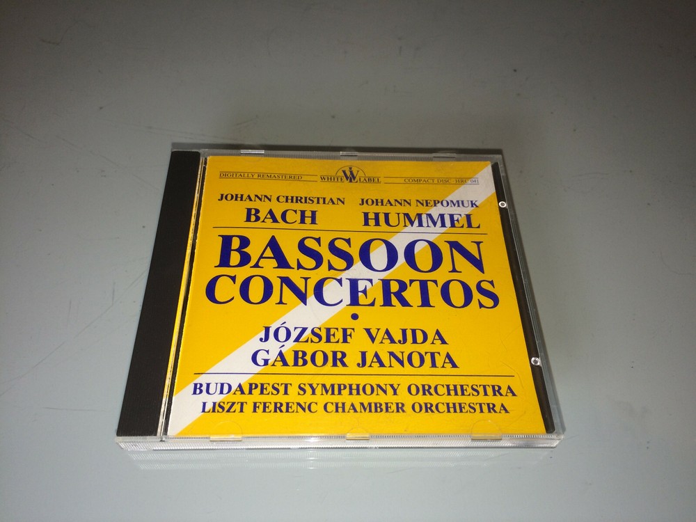 Bassoon Concertos by JC Bach & JN Hummel cd
