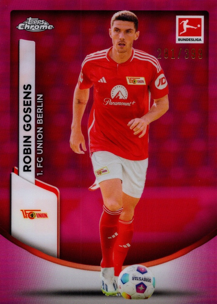 2023-24 Topps Chrome #5 Robin Goose's 281/399 Magenta Refractor
