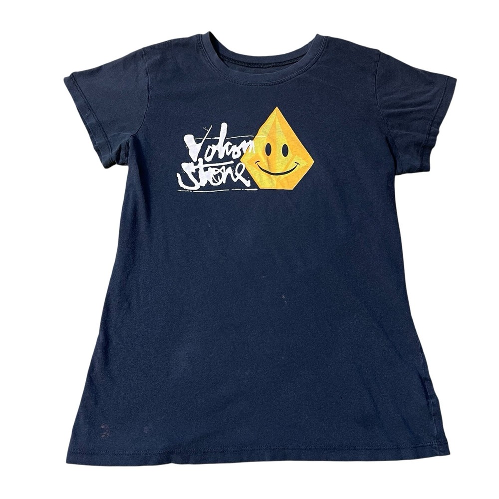 Vintage Y2K The Volcom Stone Women's Size Small Skate T-Shirt Baby Tee
