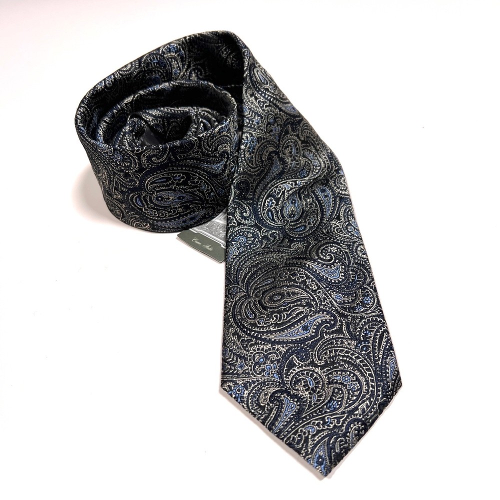 Daniel Cremieux Paisley Neck Tie 100% Silk Archive Collection Mantero Italy
