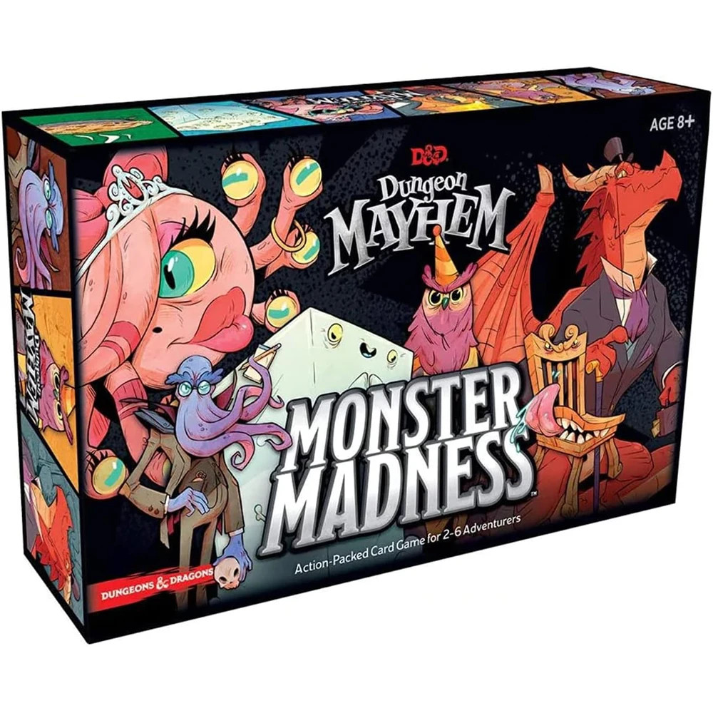 Dungeon Mayhem D&D Card Game 120 Cards Monster Madness Party Game