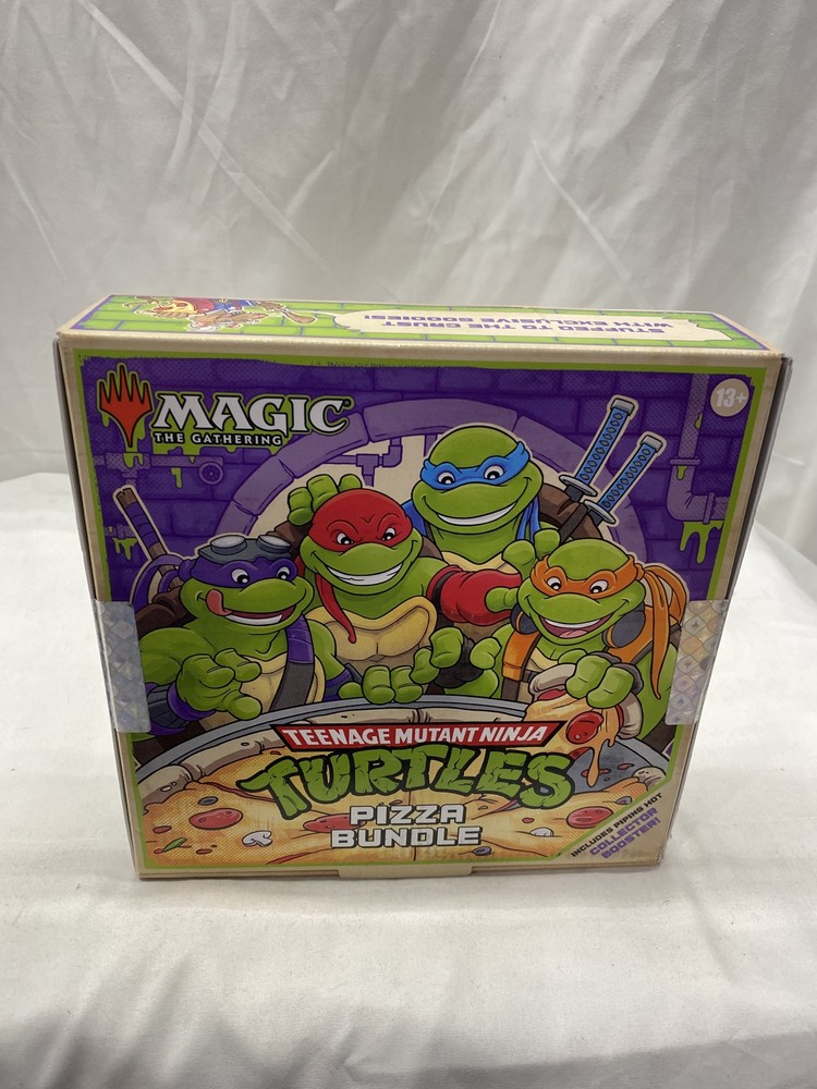 Magic the Gathering MTG Teenage Mutant Ninja Turtles Pizza Bundle Factory Sealed