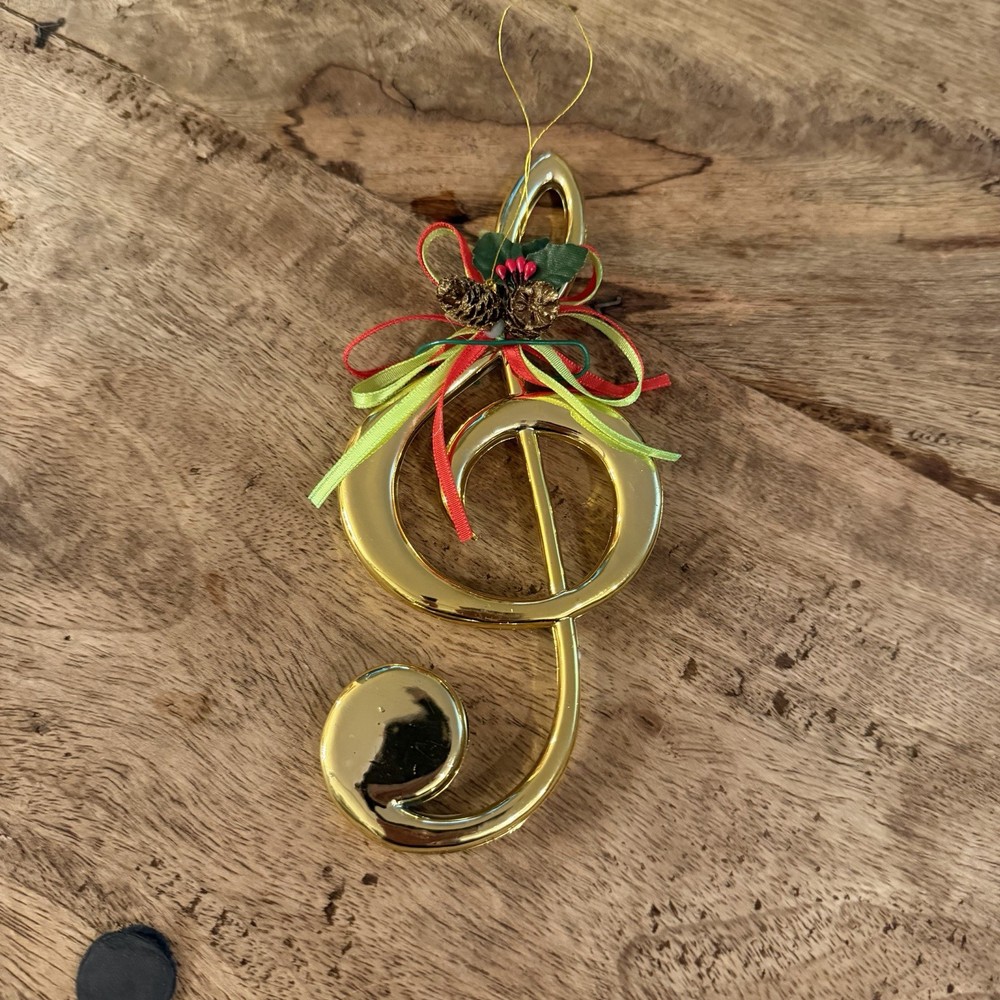 Treble Clef Christmas Ornament 6