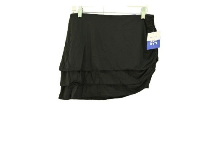 NEW JoyLab Asymmetrical Active Skort Built-In Shorts Black M Tennis Pickleball