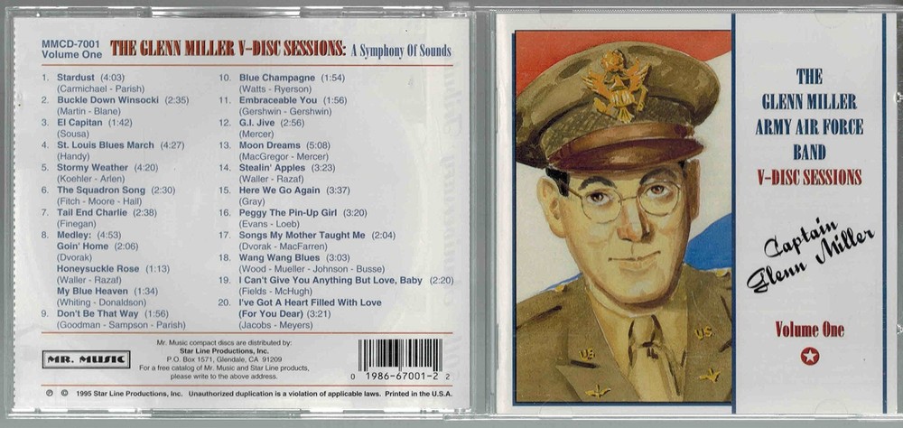 Miller, Glenn; Glenn Miller Army A, Symphony of Sounds 1, audioCD