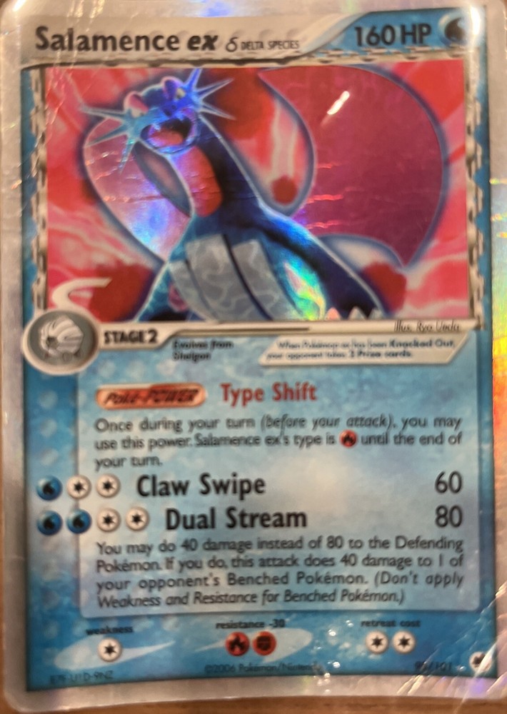 Salamence ex (Delta Species) 98/101 Dragon Frontiers Holo