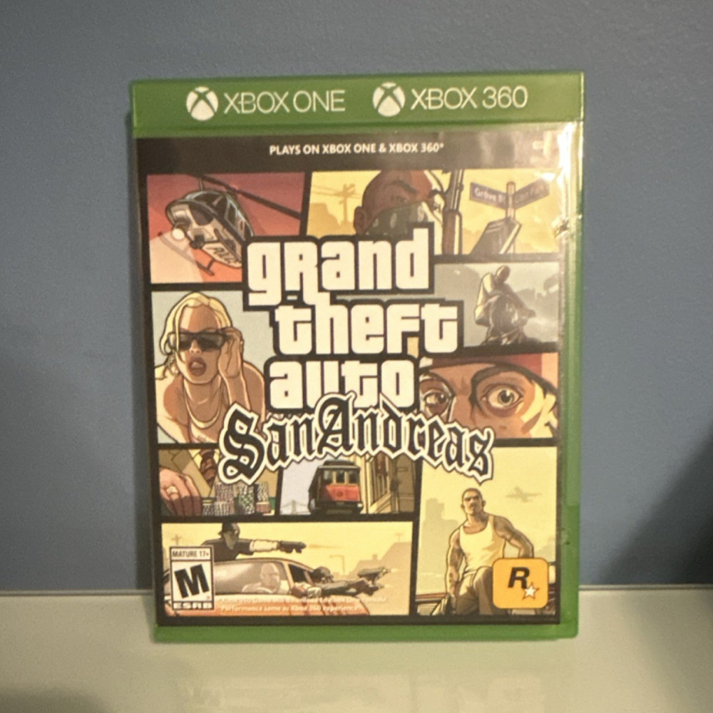 Rockstar Games Grand Theft Auto San Andreas Xbox One Xbox 360 Action M Manual