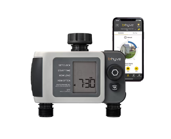AUTHENTIC Orbit B-hyve 2 Outlet Smart Bluetooth Hose Timer Digital Water Timer