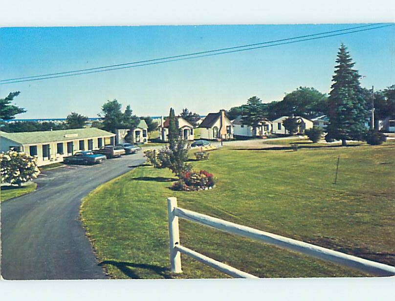 Pre-1980 RESORT MOTEL SCENE Wells Maine ME m/09 AE3002