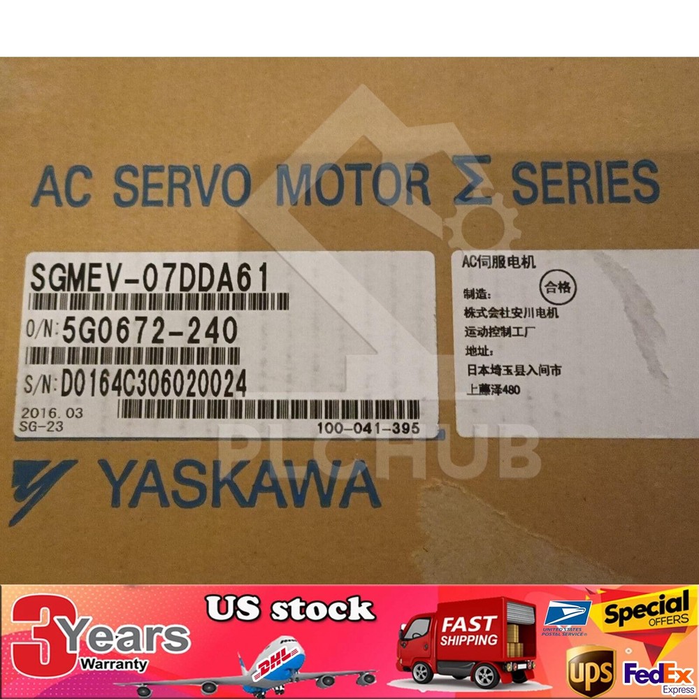 Yaskawa SGMEV-07DDA61 Servo Motor 1PC New Expedited Shipping SGMEV07DDA61