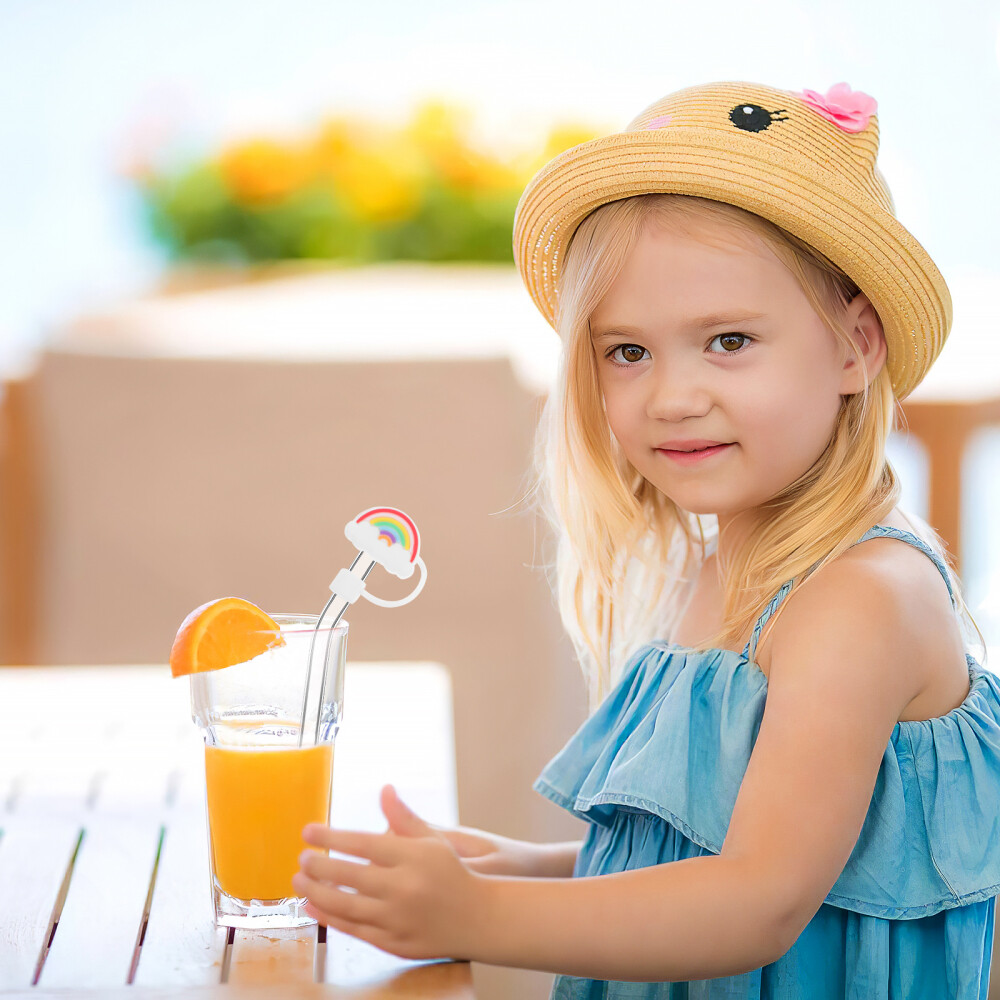 2-Piece Lid Straw Dust Cap Set - Convenient Storage, Secure Fit for Confidence  