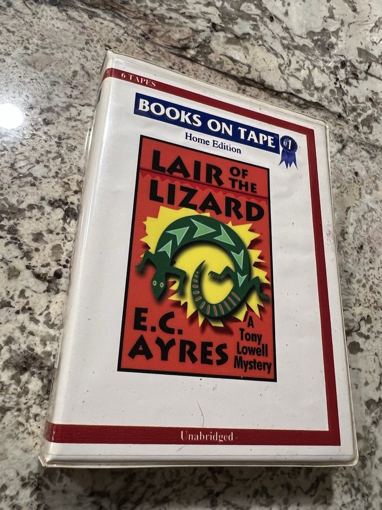 Lair Of The Lizard E.C. Ayes Unabridged 6 Tapes Audiobook Audio Book On Cassette