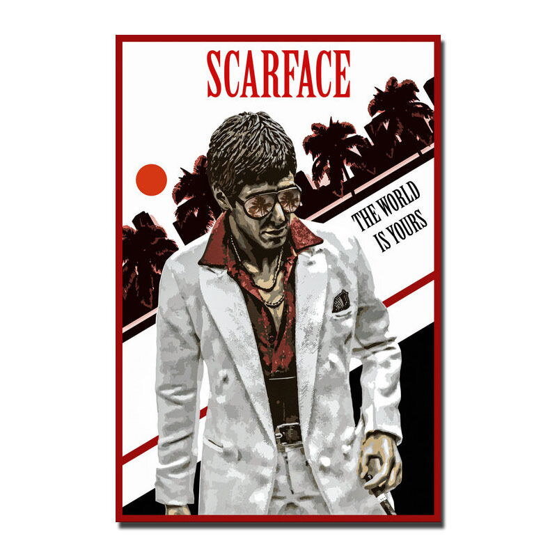 74726 Al Pacino Scarface Classic Movie Art Wall Print Poster US