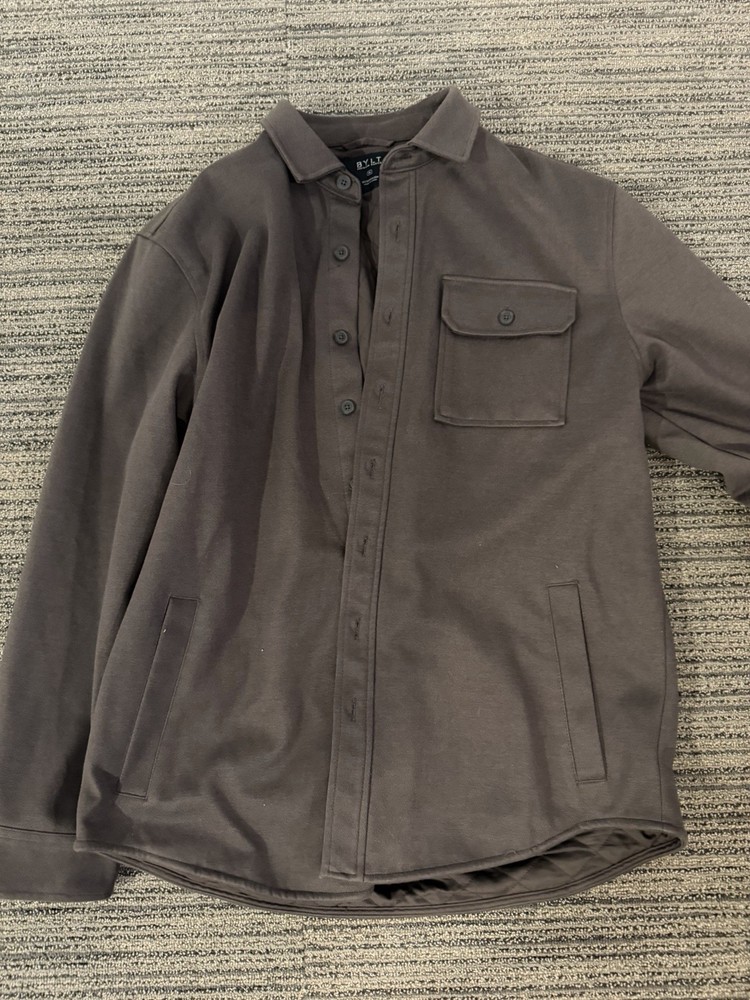 Bylt Basics Coastal Overshirt XL Coffee Brown
