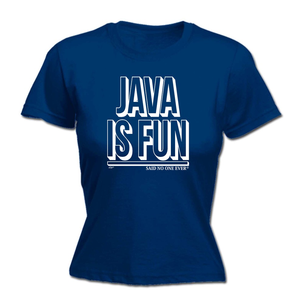 Java Is Fun Snoe - Womens T Shirt Funny T-Shirt Novelty gift tshirt