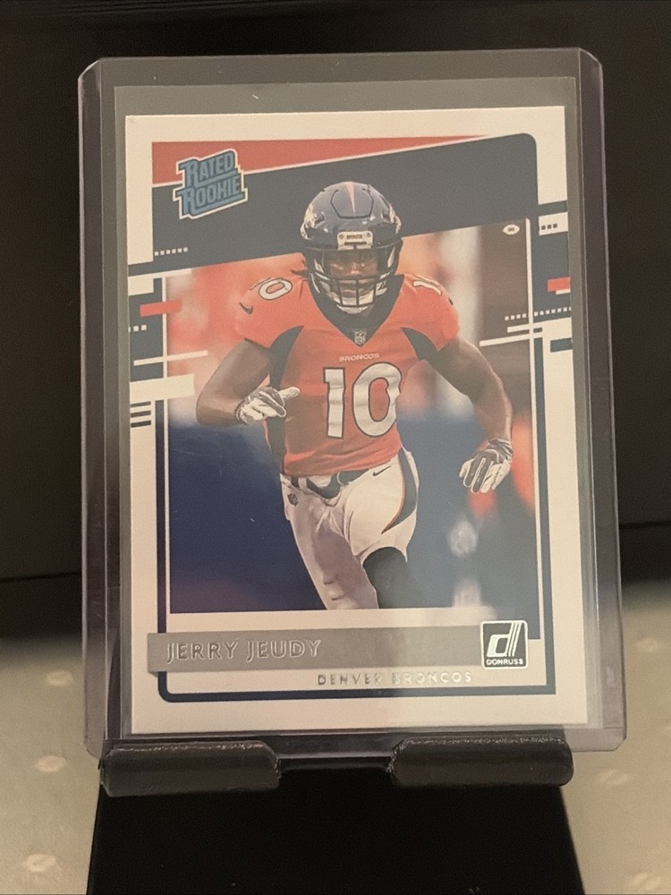 2020 Panini Donruss - Rated Rookie #307 Jerry Jeudy (RC) - Denver Broncos