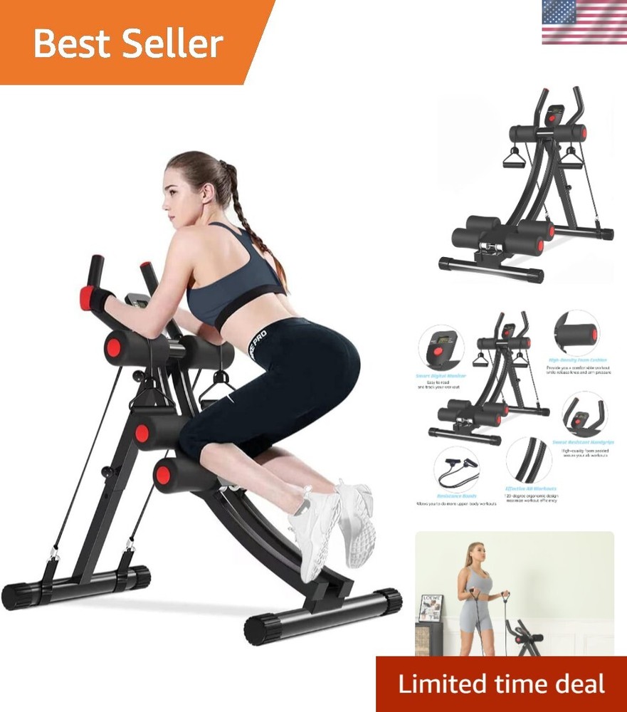 AB Workout Equipment, Home Gym Ab Machine for Abdominal Exercise and Strength...