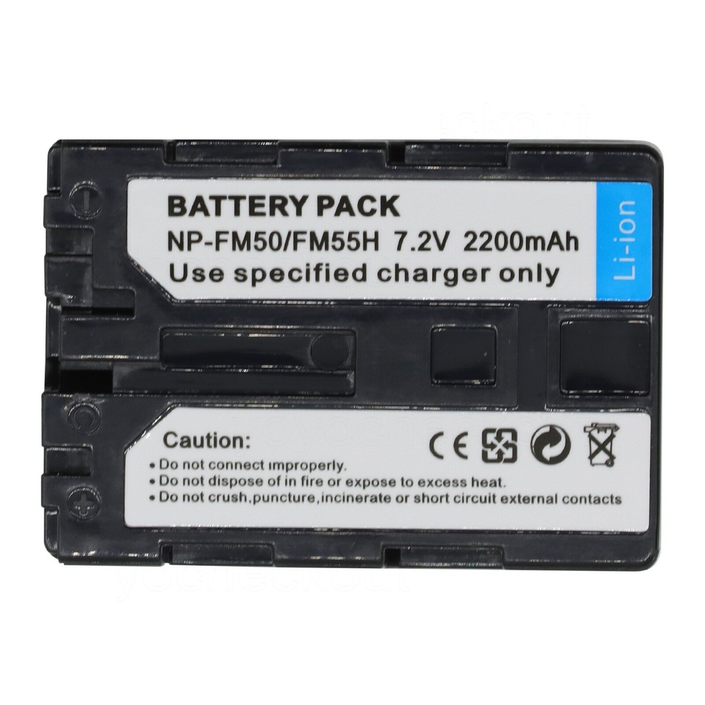 For   Cyber-shot DSC-F707 DSC-F717 DSC-F828 DSC-R1 Battery NP-FM50 2200mAh